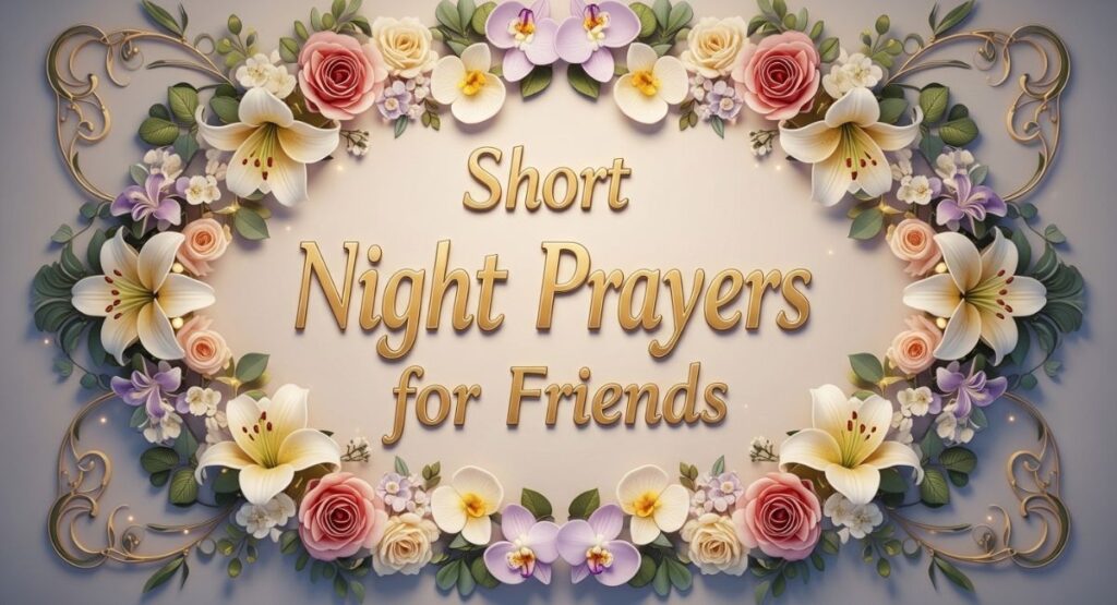 Short Night Prayers for Friends