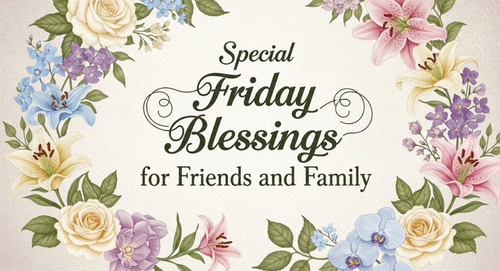 Special Friday Blessings for Friends and Family