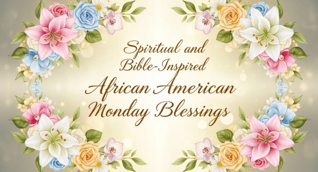 Spiritual and Bible-Inspired African American Monday Blessings