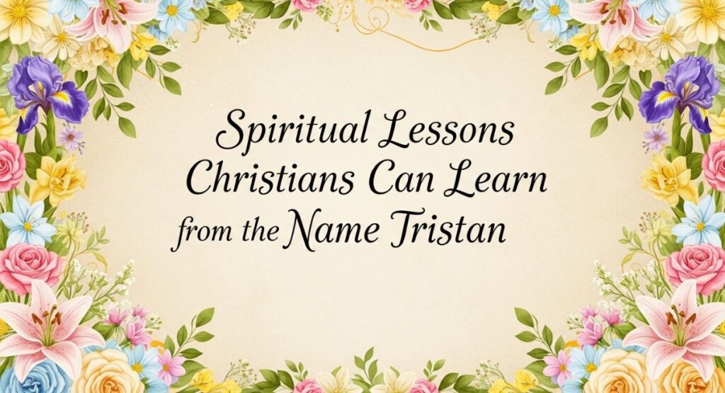 Spiritual Lessons Christians Can Learn from the Name Tristan