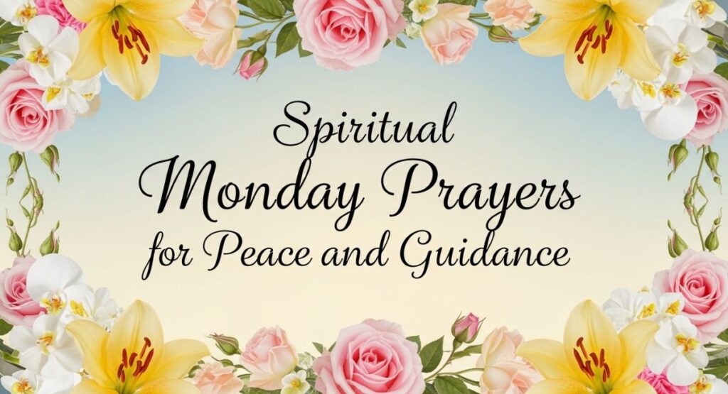 Spiritual Monday Prayers for Peace and Guidance