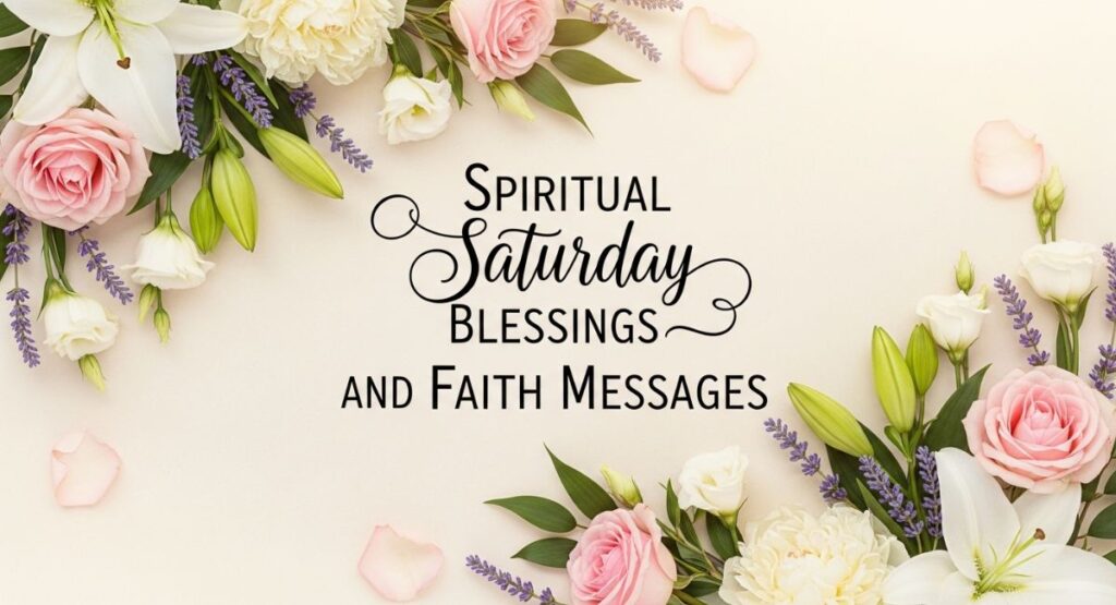 Spiritual Saturday Blessings and Faith Messages