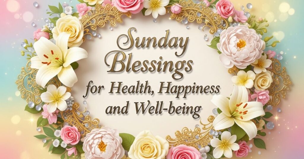Sunday Blessings for Health, Happiness, and Well-being