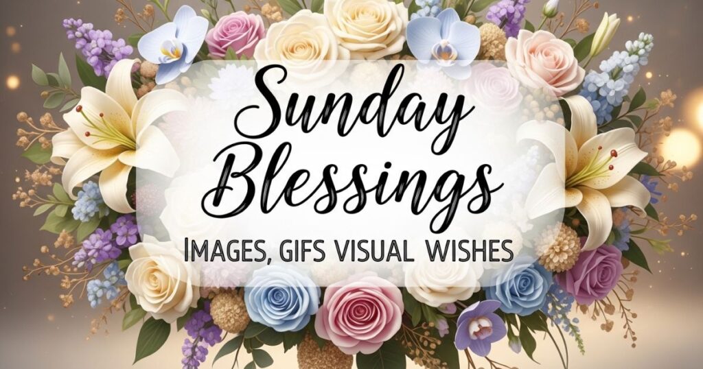 Sunday Blessings Images, GIFs and Visual Wishes