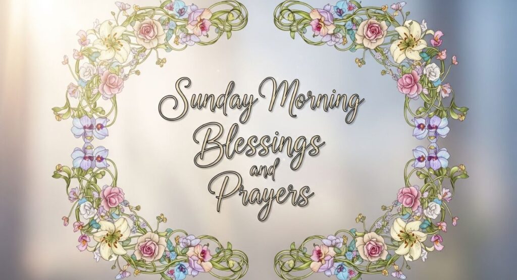 Sunday Morning Blessings and Prayers