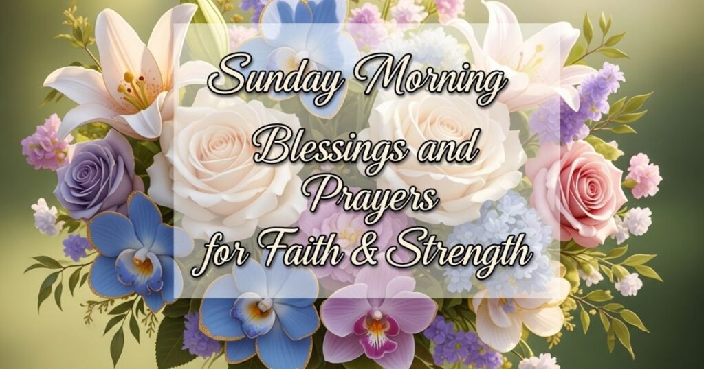 Sunday Morning Blessings and Prayers for Faith & Strength