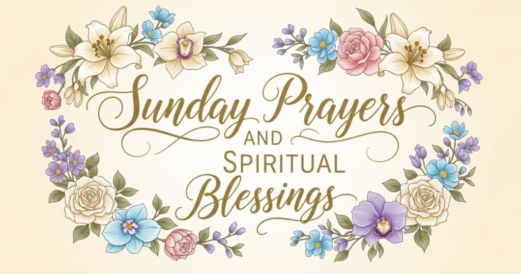 Sunday Prayers and Spiritual Blessings