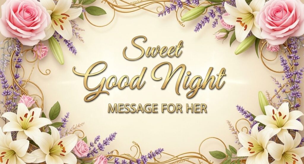 Sweet Good Night Message for Her