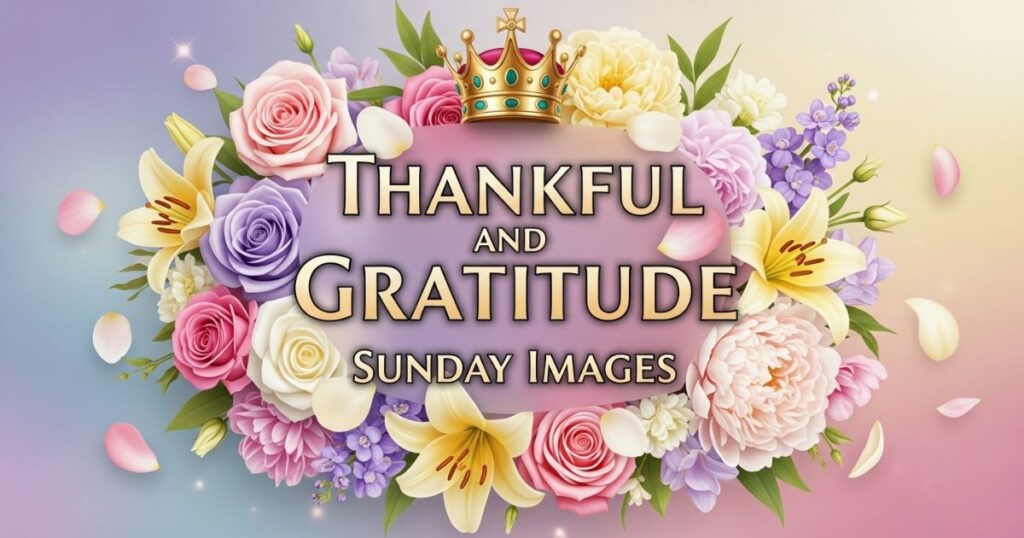 Thankful and Gratitude Sunday Images