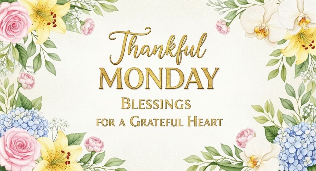 Thankful Monday Blessings for a Grateful Heart