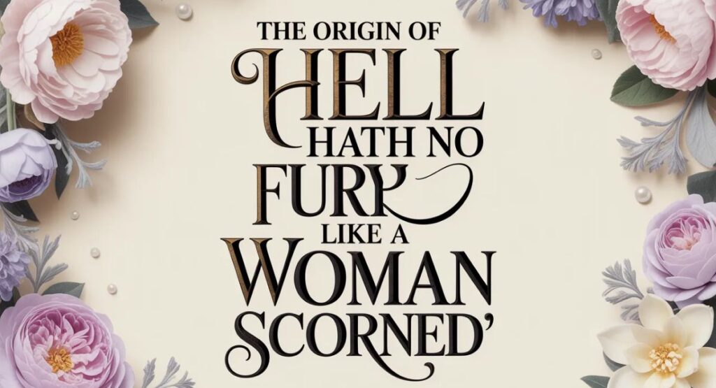 The Origin of “Hell Hath No Fury Like a Woman Scorned”