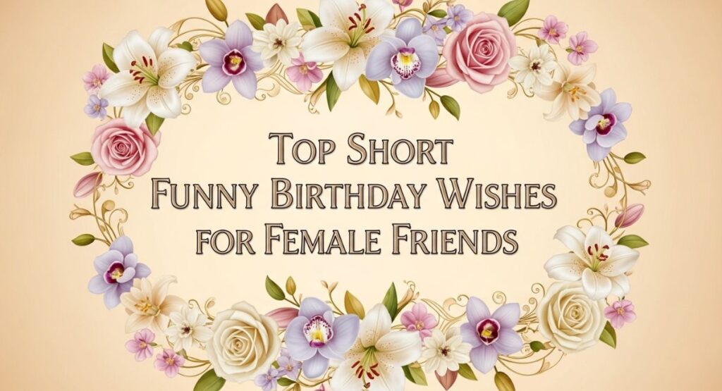 Top Short Funny Birthday Wishes for Female Friends