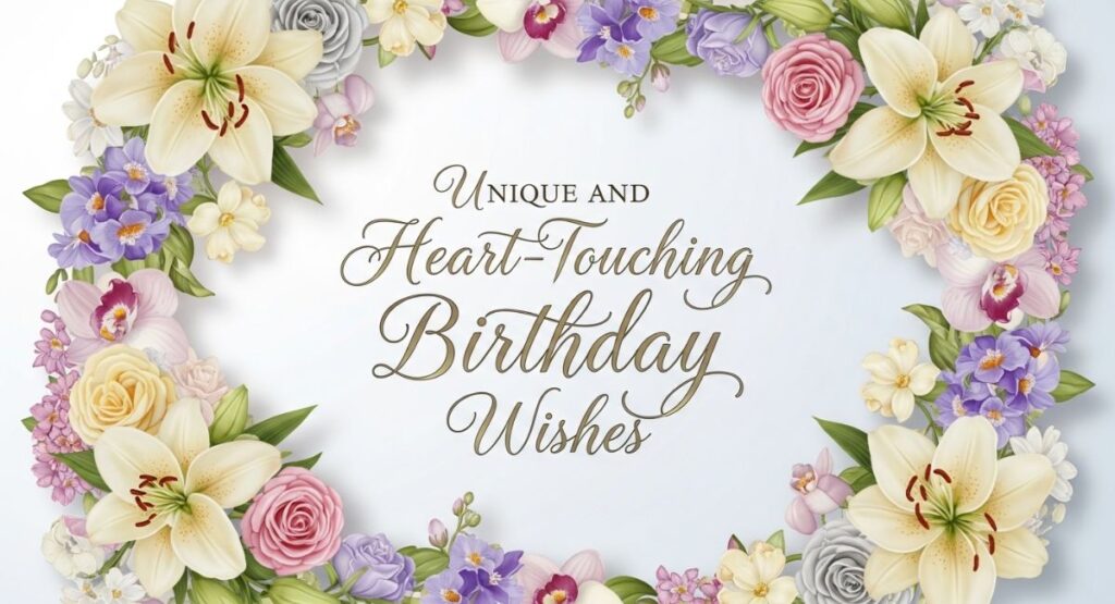 Unique and Heart-Touching Birthday Wishes