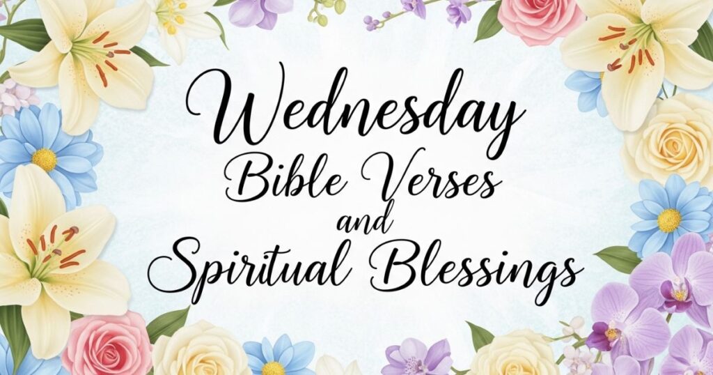 Wednesday Bible Verses and Spiritual Blessings