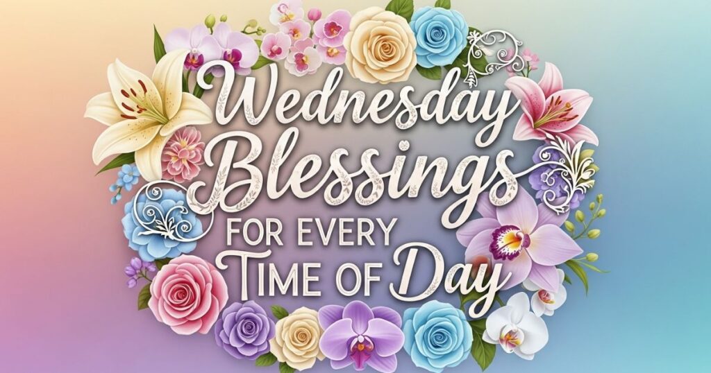 Wednesday Blessings for Every Time of Day