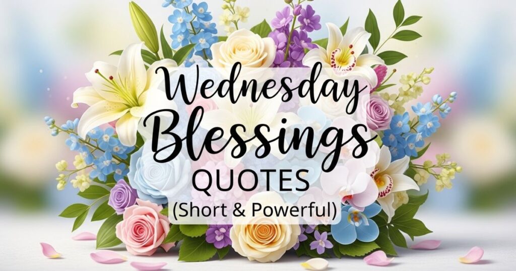 Wednesday Blessings Quotes (Short & Powerful)