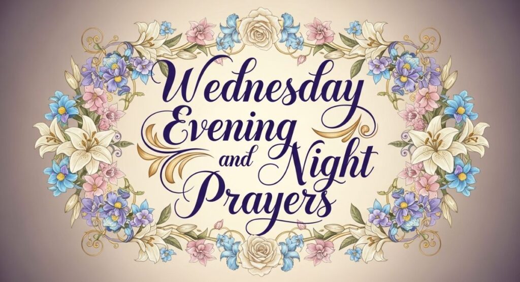 Wednesday Evening and Night Prayers