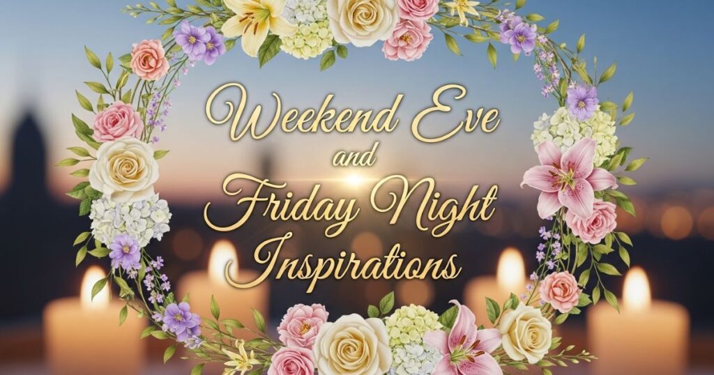 Weekend Eve and Friday Night Inspirations