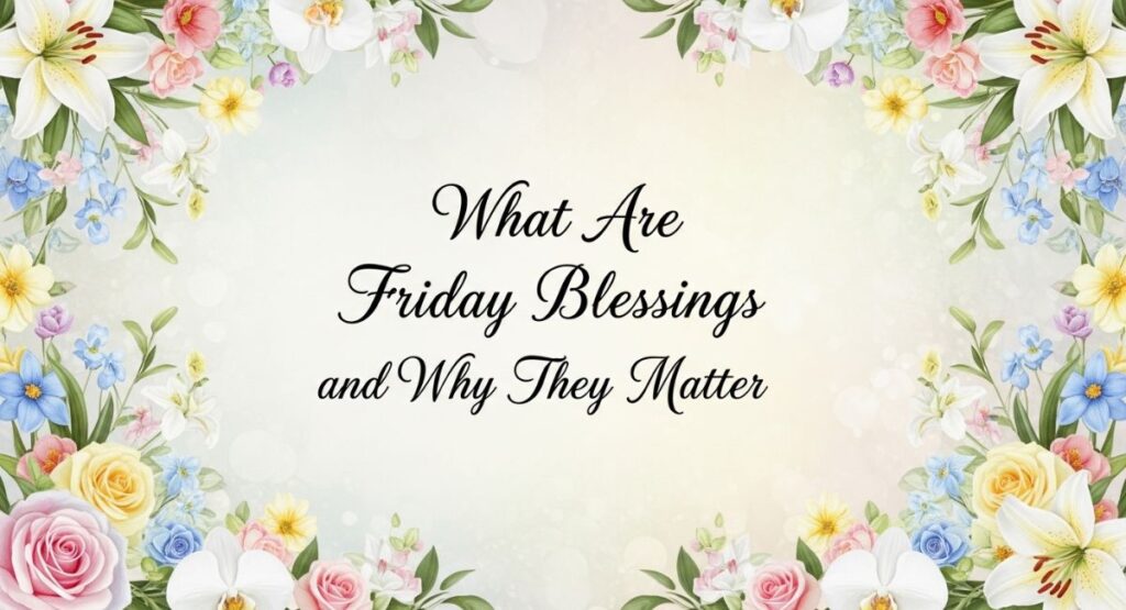 What Are Friday Blessings and Why They Matter