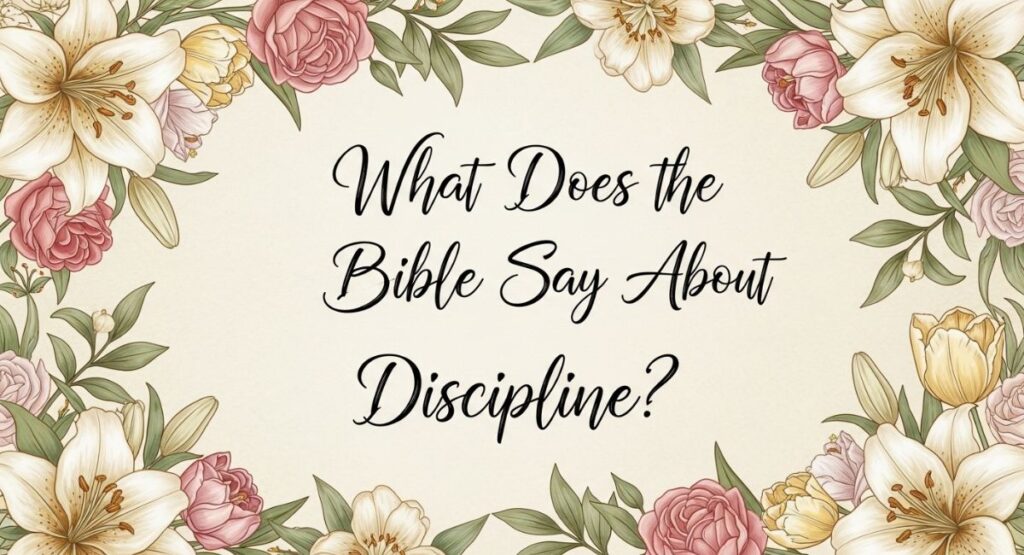 What Does the Bible Say About Discipline?