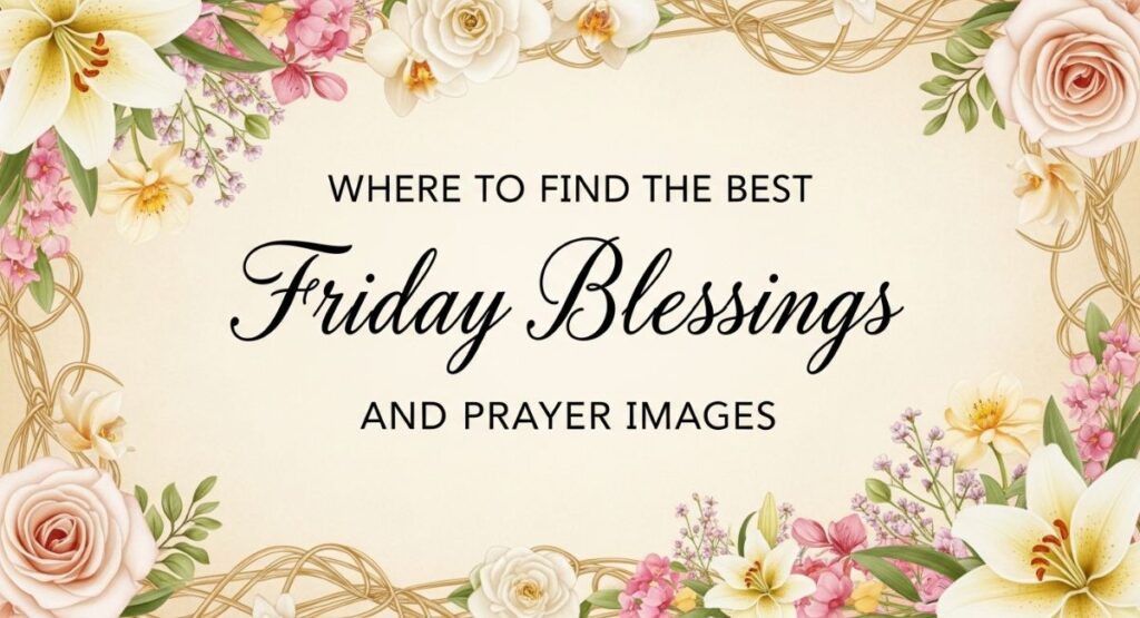Where to Find the Best Friday Blessings and Prayer Images