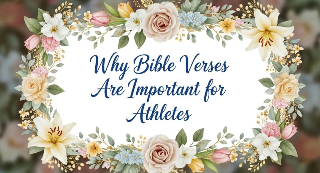 Why Bible Verses Are Important for Athletes