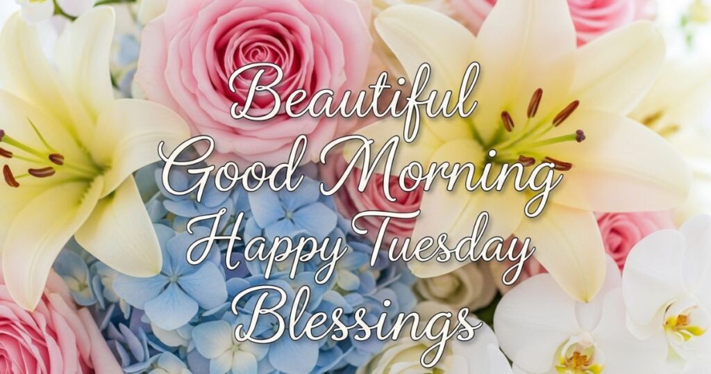 Beautiful Good Morning Happy Tuesday Blessings