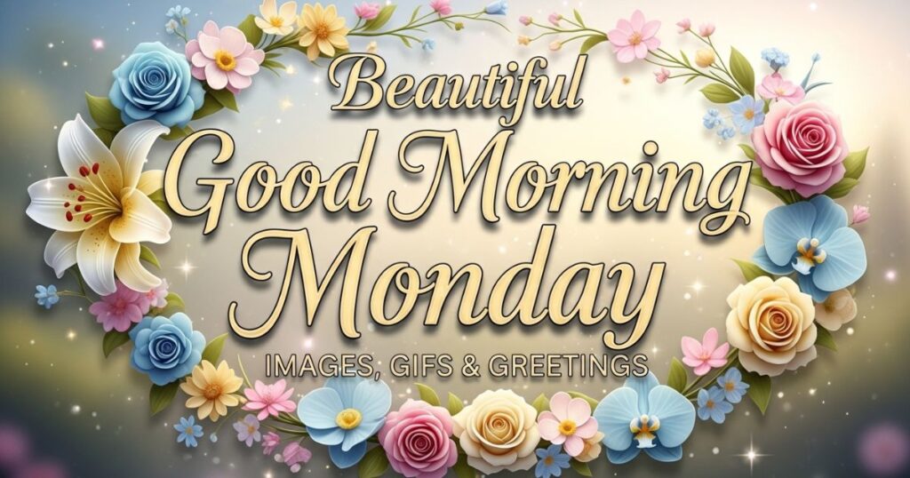 Beautiful Good Morning Monday Images, GIFs & Greetings