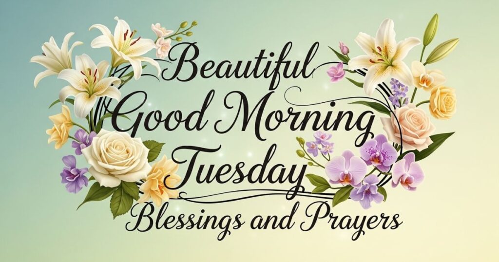 Beautiful Good Morning Tuesday Blessings and Prayers