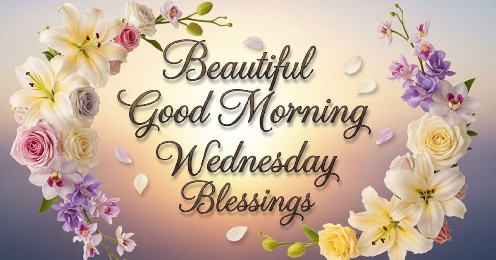 Beautiful Good Morning Wednesday Blessings
