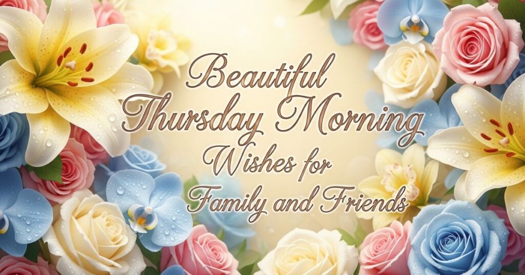Beautiful Thursday Morning Wishes for Family and Friends