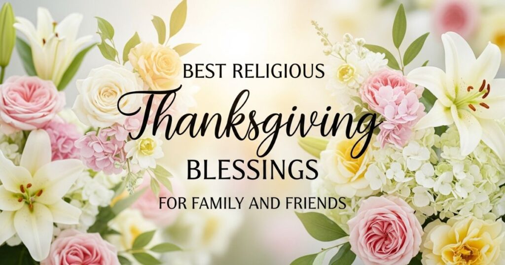Best Religious Thanksgiving Blessings for Family and Friends