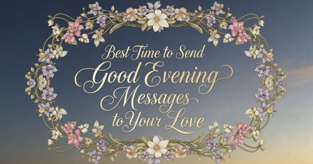 Best Time to Send Good Evening Messages to Your Love