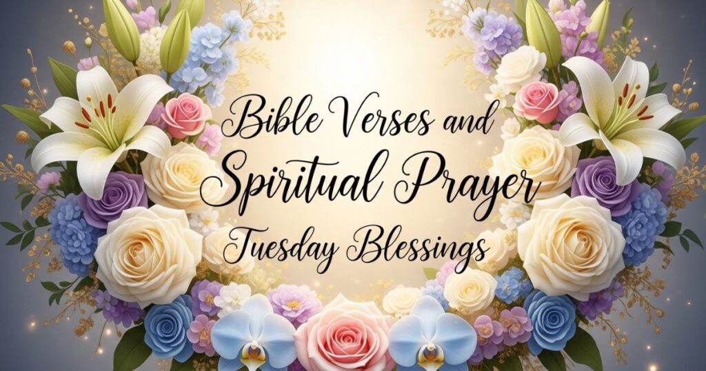 Bible Verses and Spiritual Prayer Tuesday Blessings