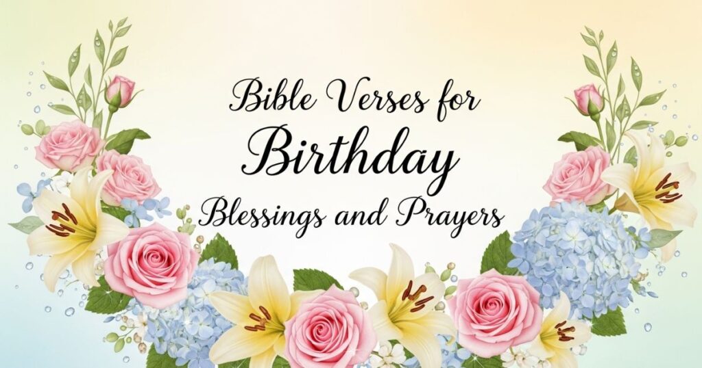 Bible Verses for Birthday Blessings and Prayers