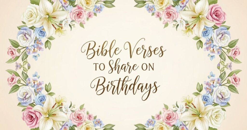 Bible Verses to Share on Birthdays