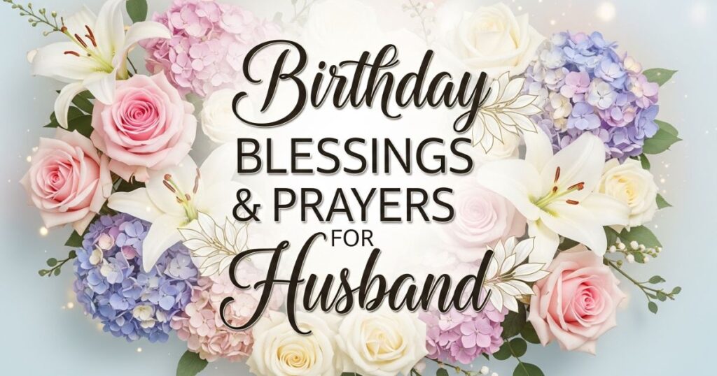 Birthday Blessings & Prayers for Husband