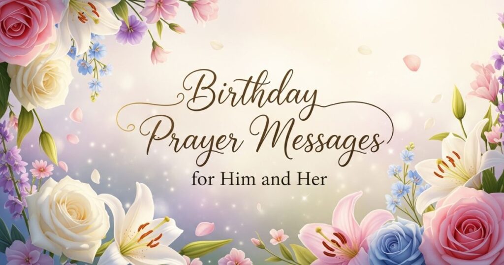 Birthday Prayer Messages for Him and Her