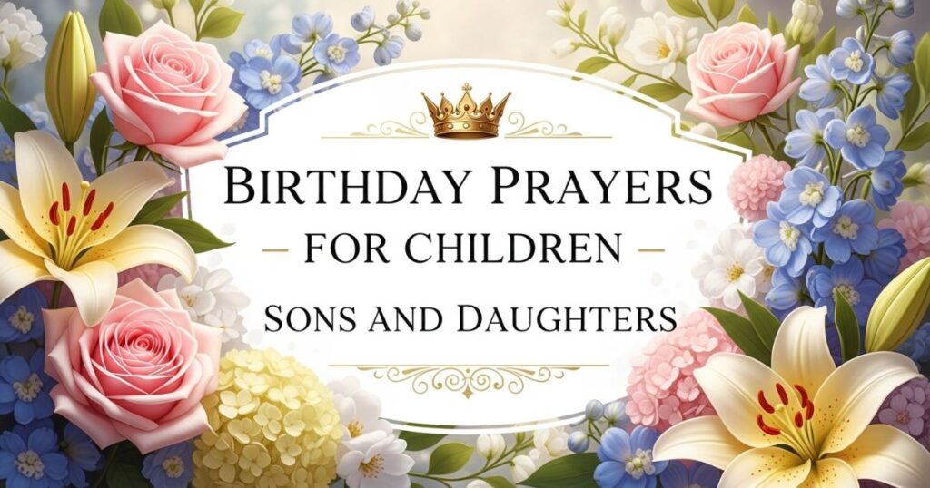 Birthday Prayers for Children – Sons and Daughters