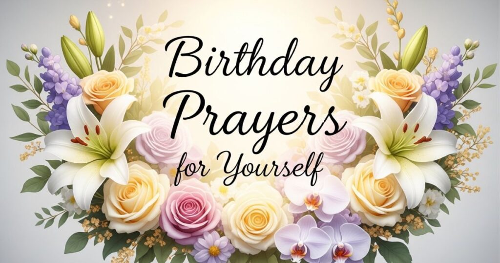 Birthday Prayers for Yourself