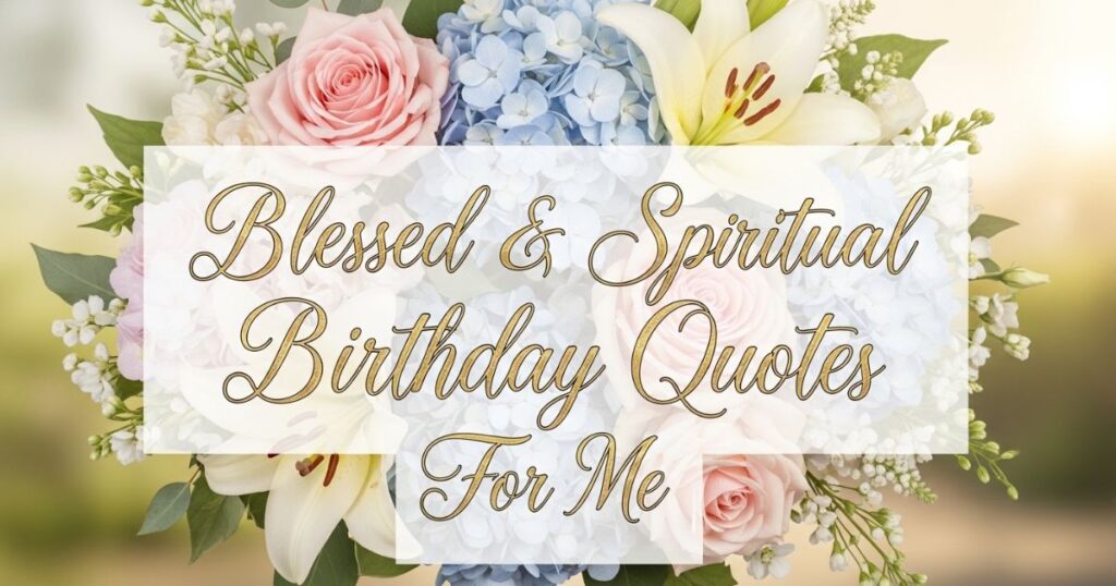 Blessed & Spiritual Birthday Quotes For Me
