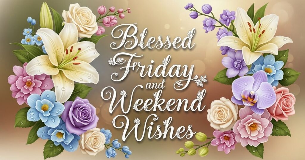 Blessed Friday and Weekend Wishes