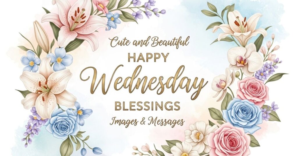 Cute and Beautiful Happy Wednesday Blessings Images & Messages