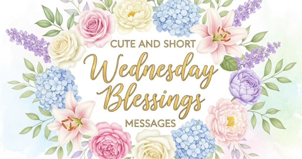 Cute and Short Wednesday Blessings Messages
