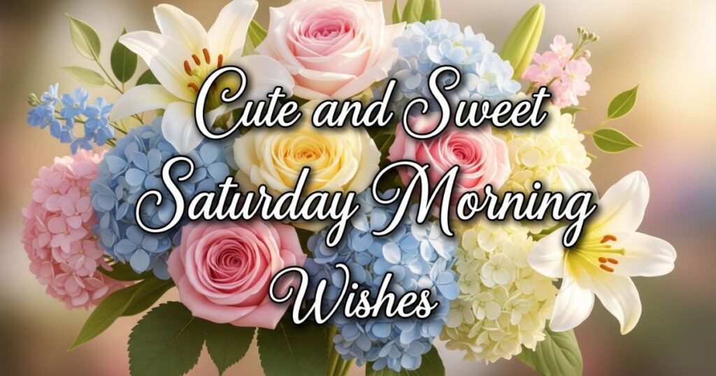 Cute and Sweet Saturday Morning Wishes
