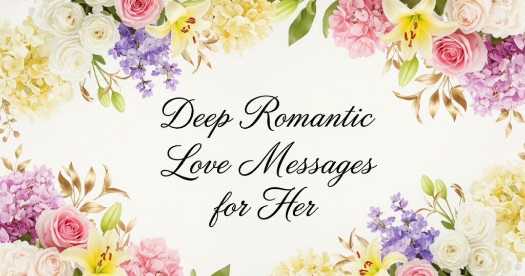 Deep Romantic Love Messages for Her