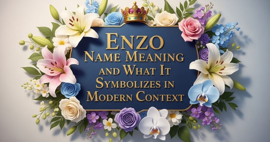 Enzo Name Meaning and What It Symbolizes in Modern Context