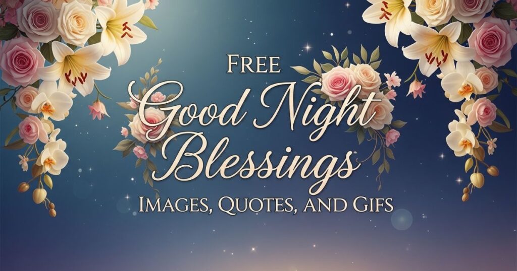 Free Good Night Blessings Images, Quotes, and GIFs