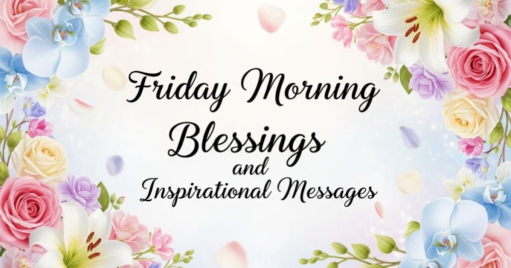 Friday Morning Blessings and Inspirational Messages