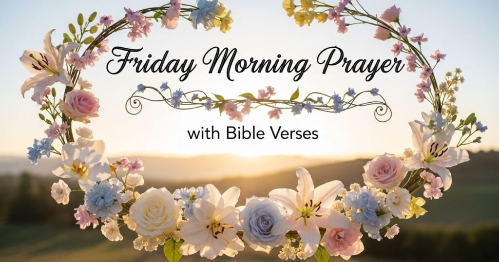 Friday Morning Prayer with Bible Verses